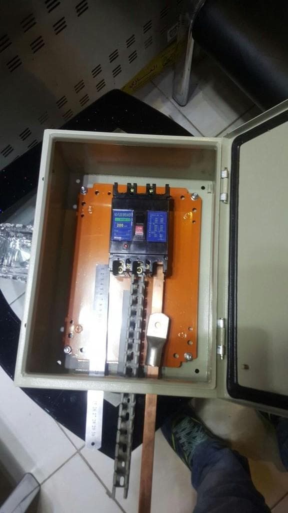 Circuit breaker box installation