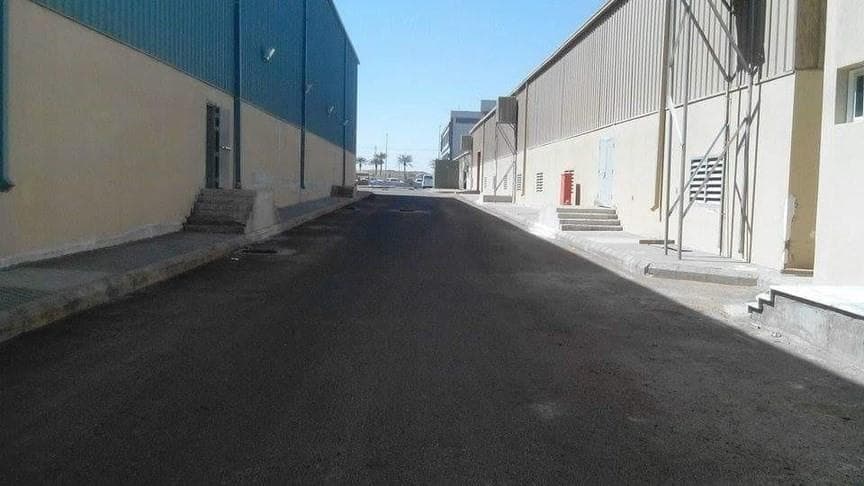 Industrial facility building exterior